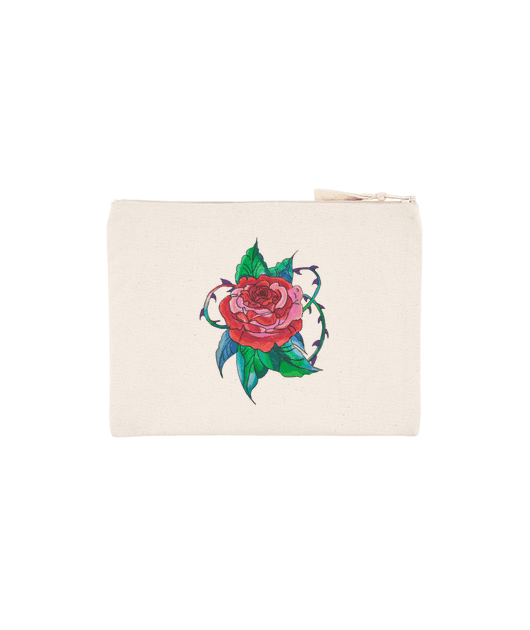 Pochette avec une rose 